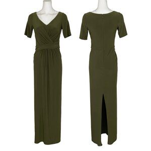 Anthropologie BHLDN Chelle Dress Gown 4 Olive